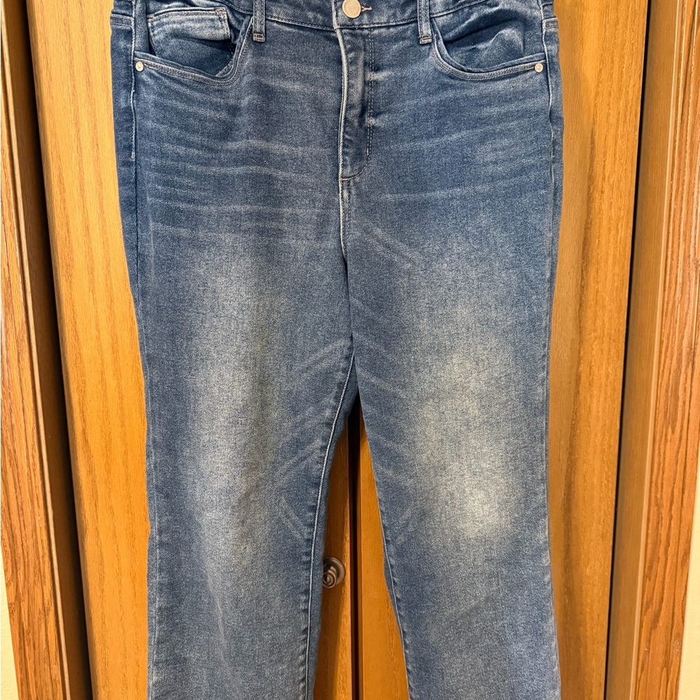 Wit & Wisdom Mid-Wash Straight Leg Jeans